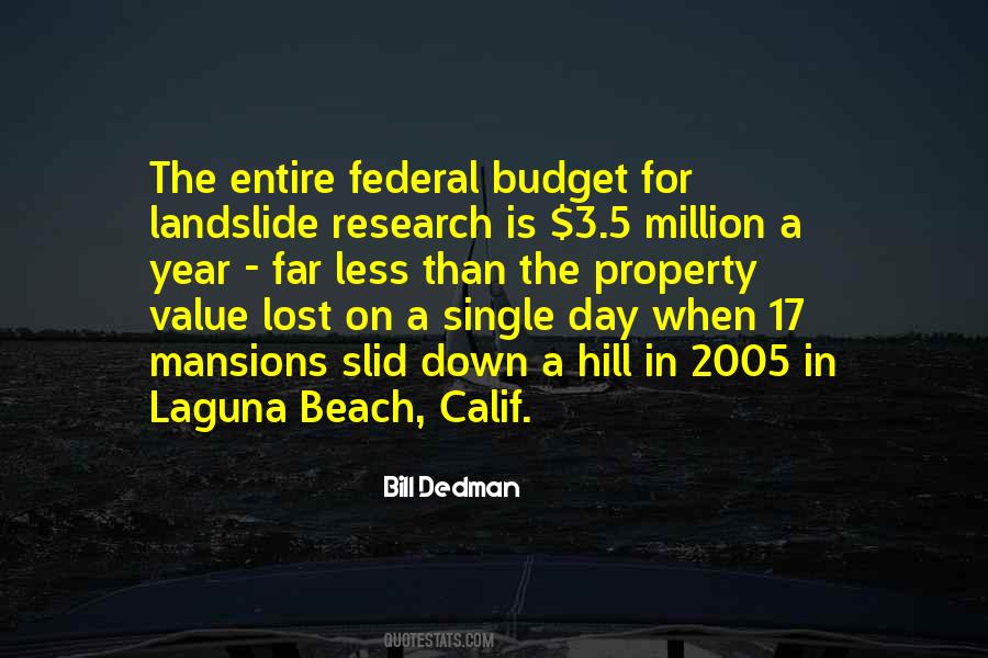 Quotes About The Federal Budget #1874878