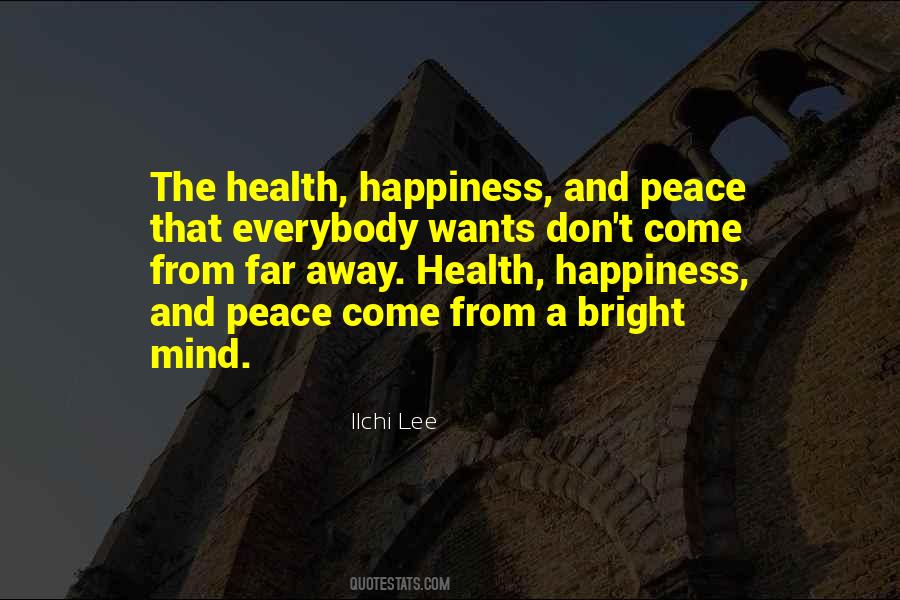 Health Happiness Quotes #950609