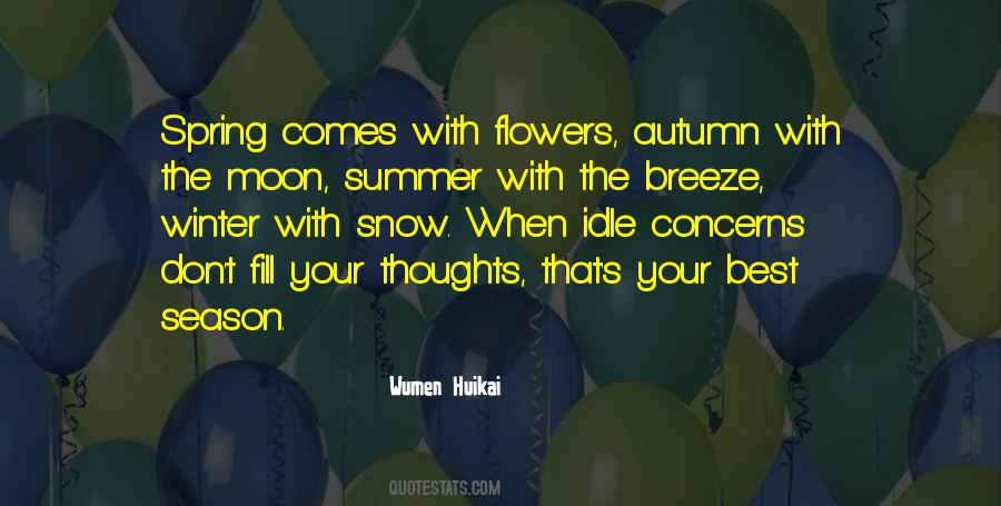 Flowers Summer Quotes #991375