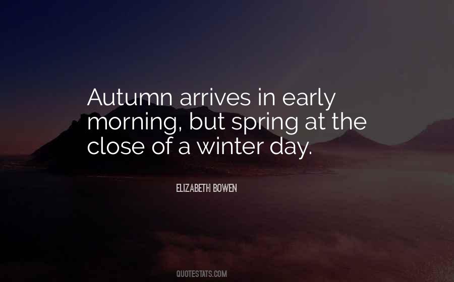 Autumn Morning Quotes #1847034