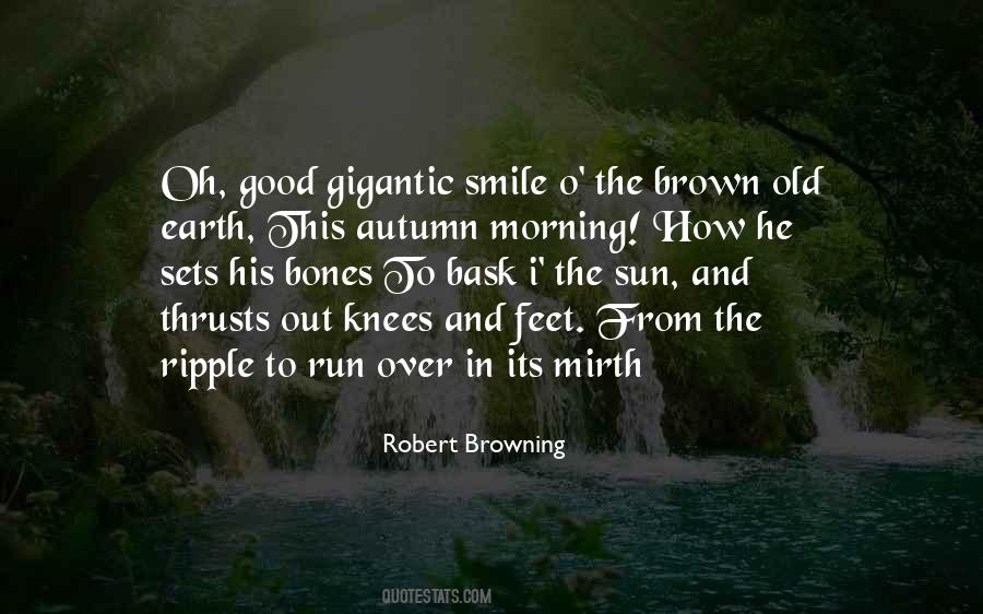 Autumn Morning Quotes #509904