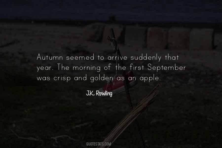 Autumn Morning Quotes #815586