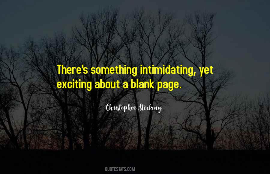 Something Exciting Quotes #1078925