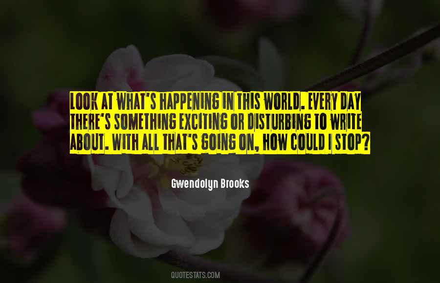 Something Exciting Quotes #1348509