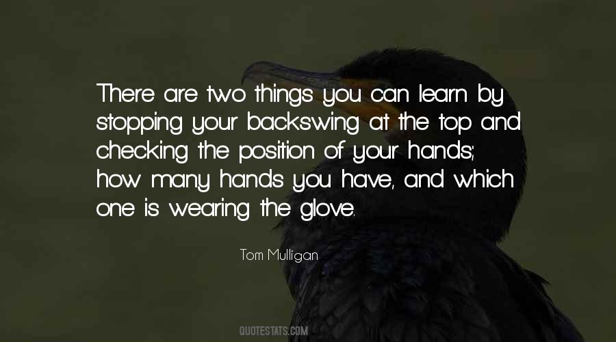 Quotes About Glove #65226