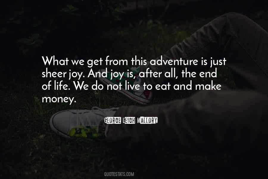 Quotes About Cannot Eat Money #1501492