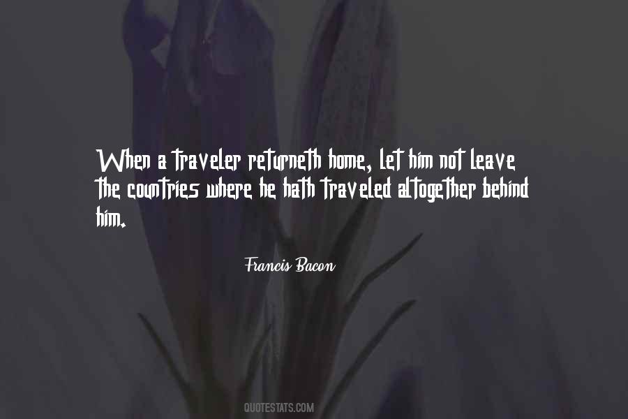 Home Travel Quotes #1417005