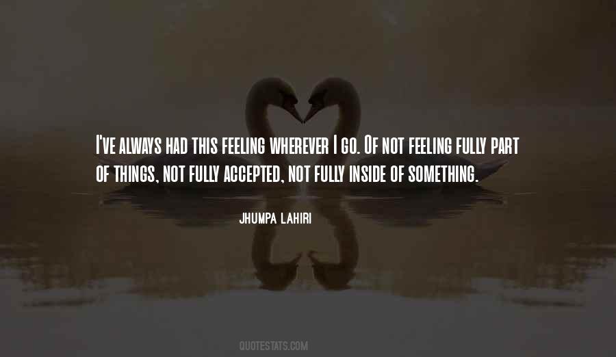 Feeling Inside Quotes #127427