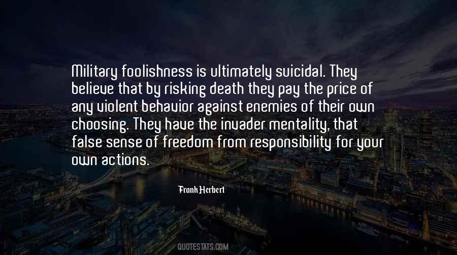 Military Responsibility Quotes #435665