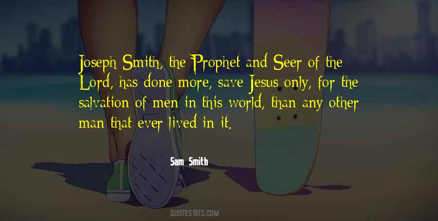 Prophet Joseph Quotes #1867682