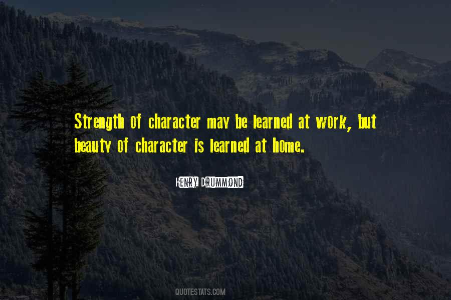 Beauty Of Character Quotes #97951