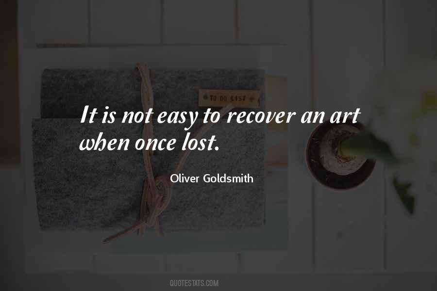 Quotes About Art Lost #1032901