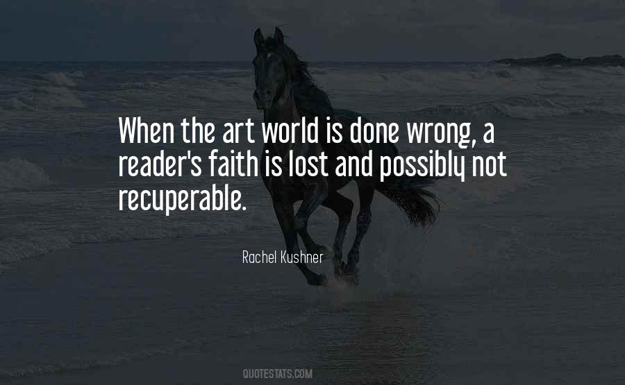 Quotes About Art Lost #1356635
