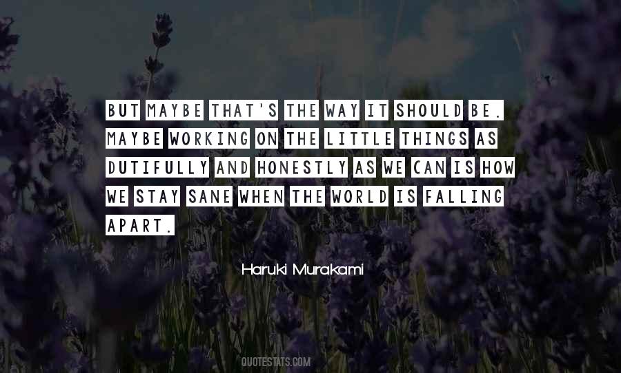 Working On Things Quotes #1283238