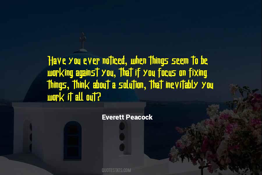 Working On Things Quotes #1382537