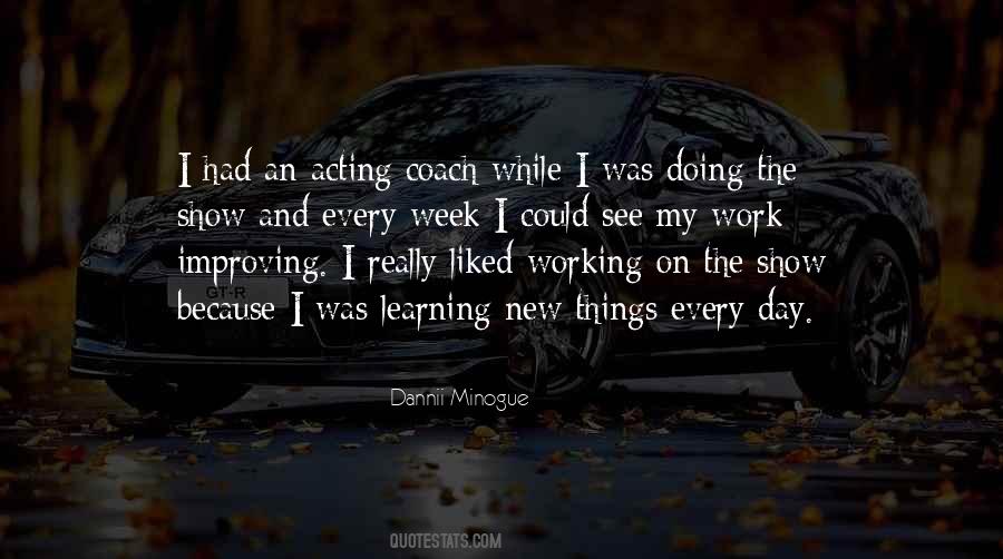 Working On Things Quotes #556316
