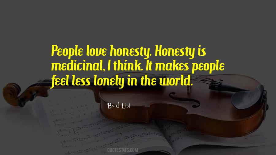 Love Honesty Quotes #1008927
