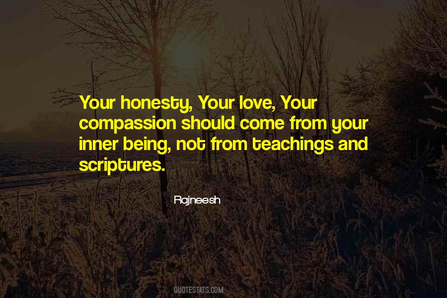 Love Honesty Quotes #1385045