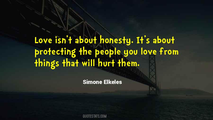 Love Honesty Quotes #1774167