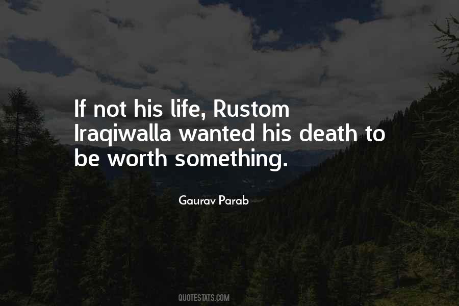 Worth Something Quotes #979169