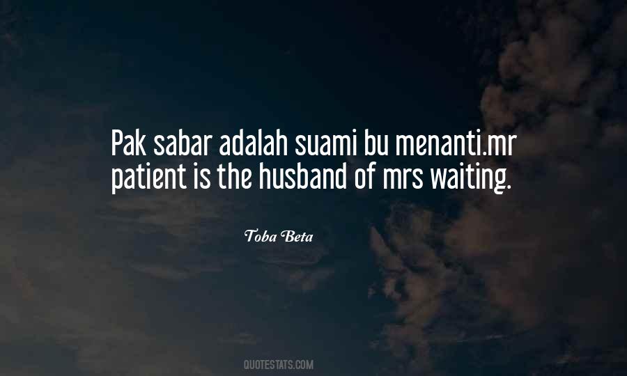 Patient Husband Quotes #865016