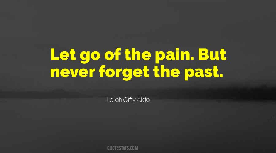 Pain Of Past Quotes #172292