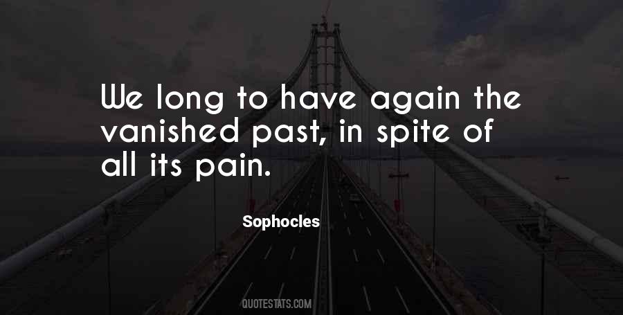 Pain Of Past Quotes #729409