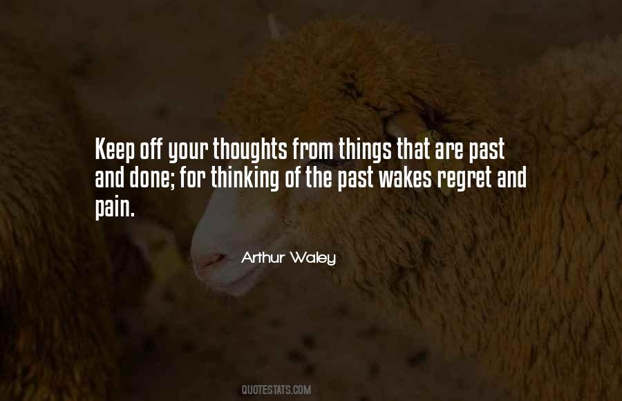 Pain Of Past Quotes #849297
