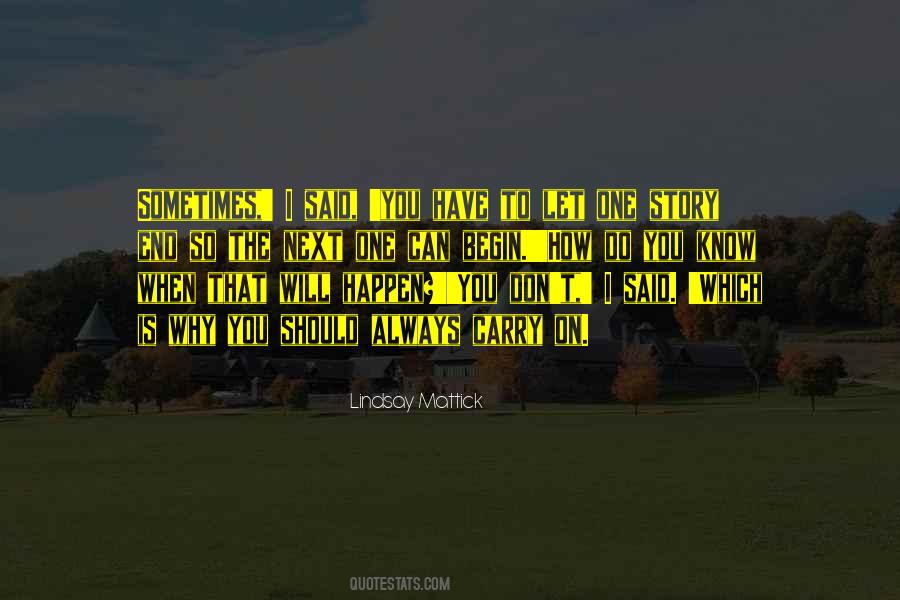 How To Carry On Quotes #1787252