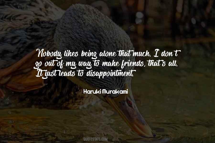 Disappointment Friends Quotes #1863345