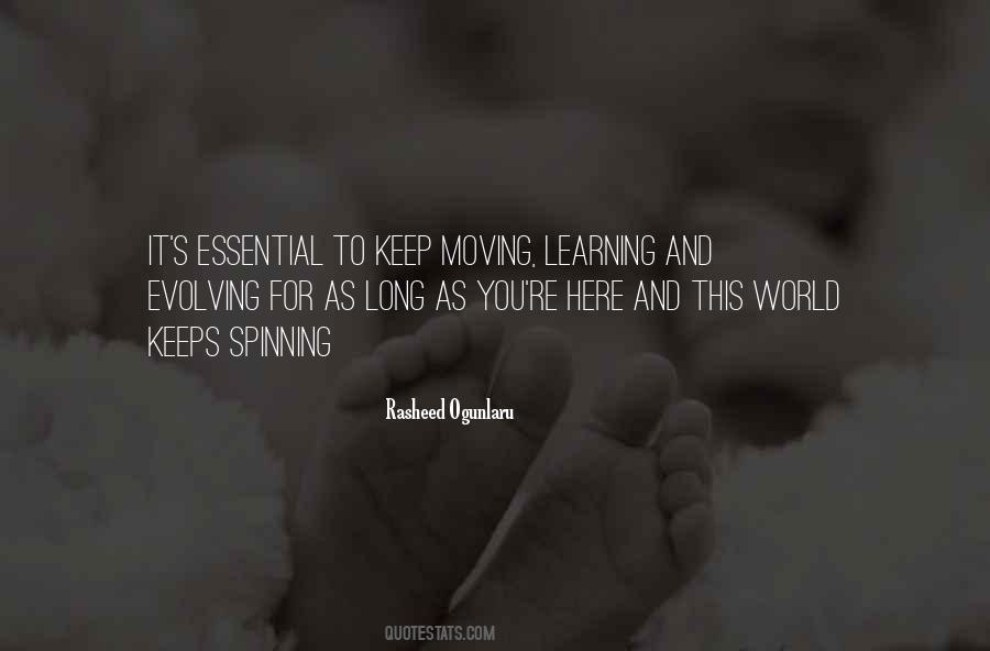 Life Keeps Moving Quotes #165925