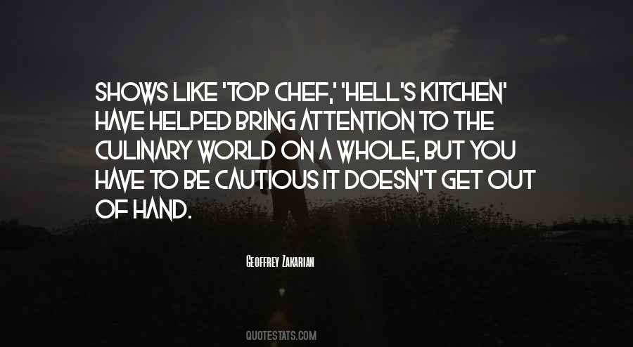 Chef Kitchen Quotes #1300458