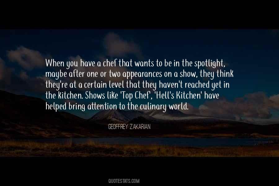 Chef Kitchen Quotes #1761688