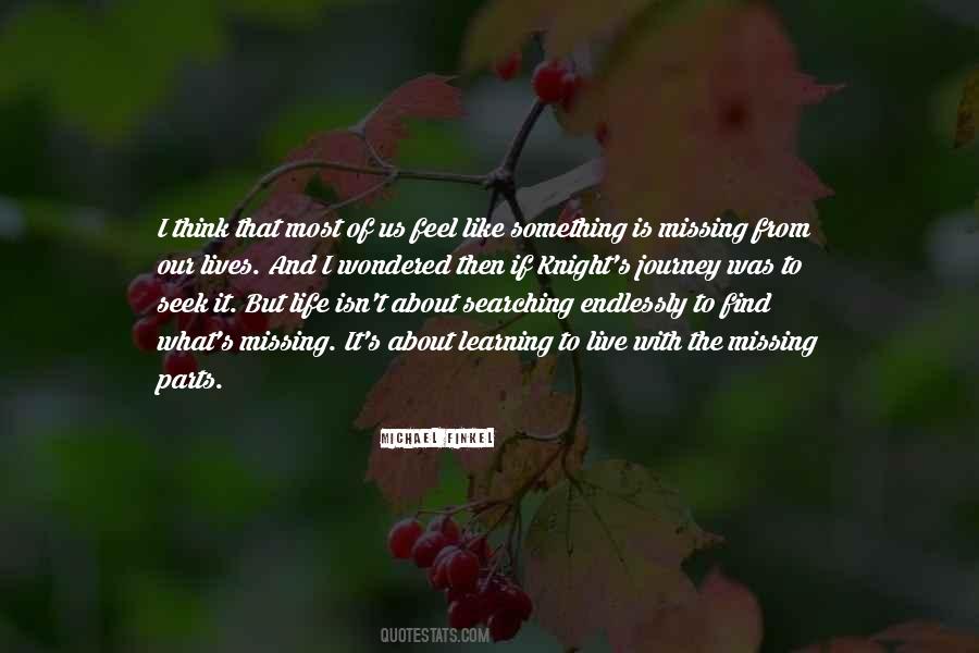 What Is Missing Quotes #124617