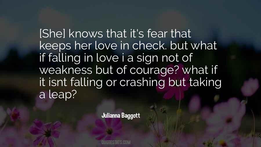 Quotes About The Fear Of Falling In Love #1199266