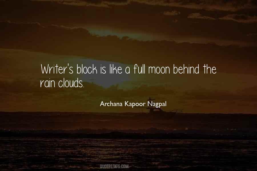 Clouds Moon Quotes #424524