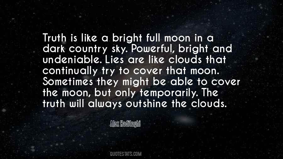 Clouds Moon Quotes #825760