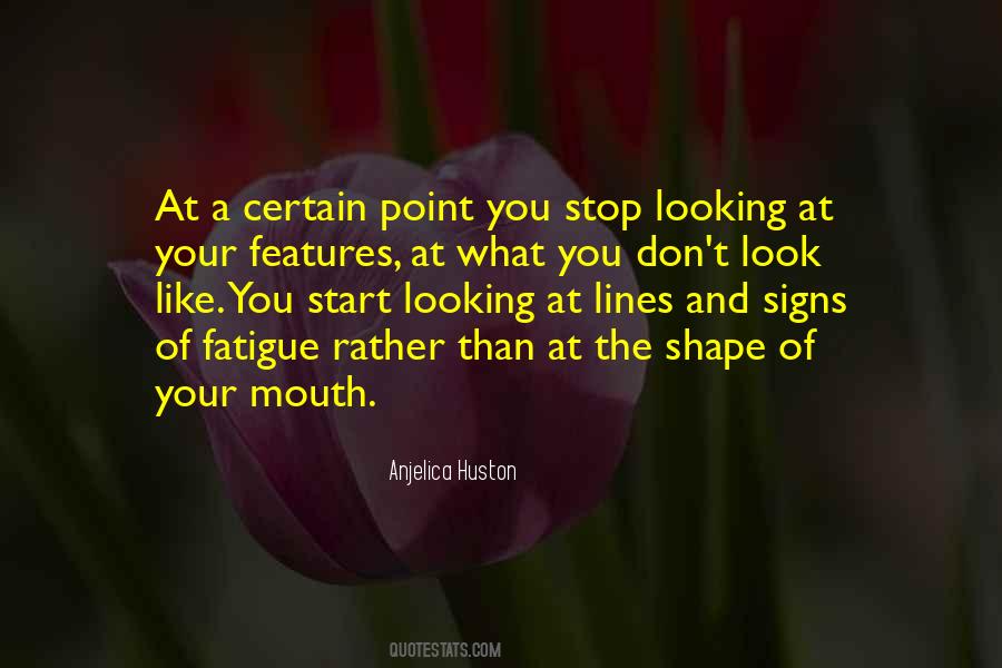 Stop Looking At Quotes #1113975