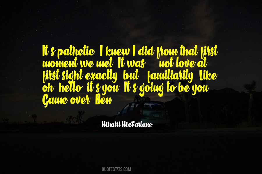 Game Over Love Quotes #1247349