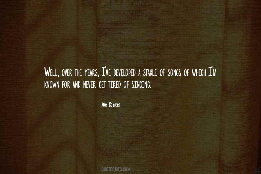 Singing Well Quotes #1145262