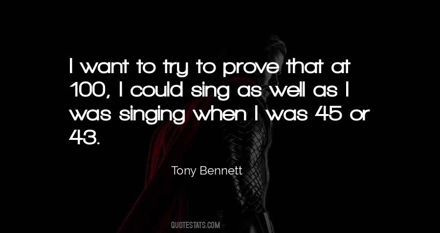 Singing Well Quotes #1437324