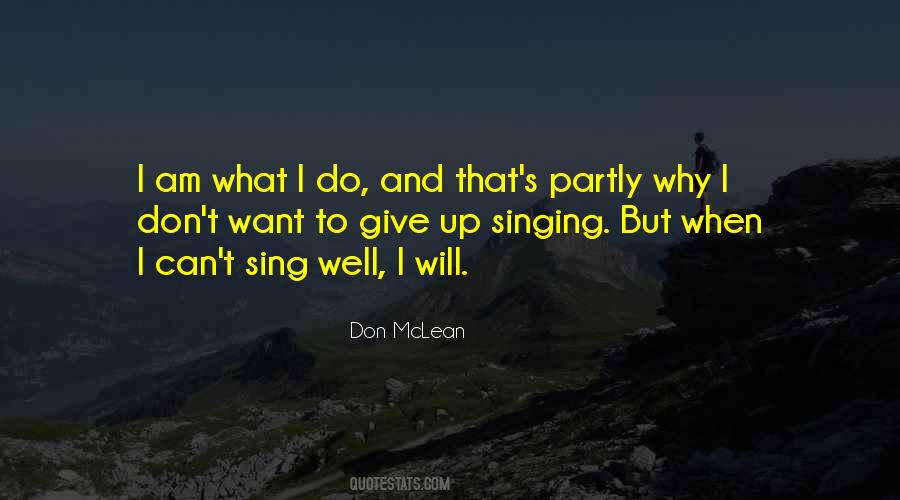 Singing Well Quotes #158541