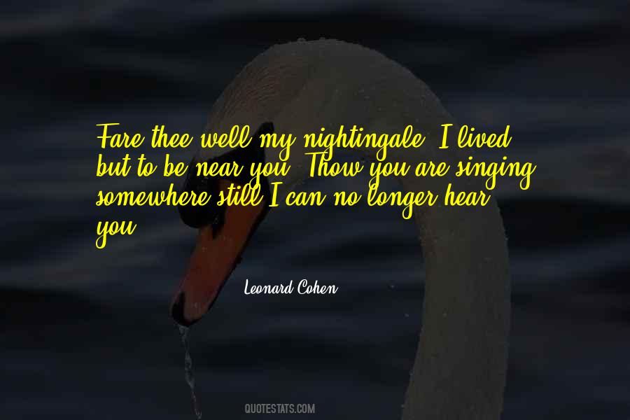 Singing Well Quotes #667027