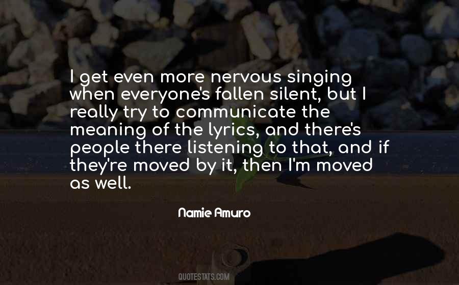 Singing Well Quotes #673060