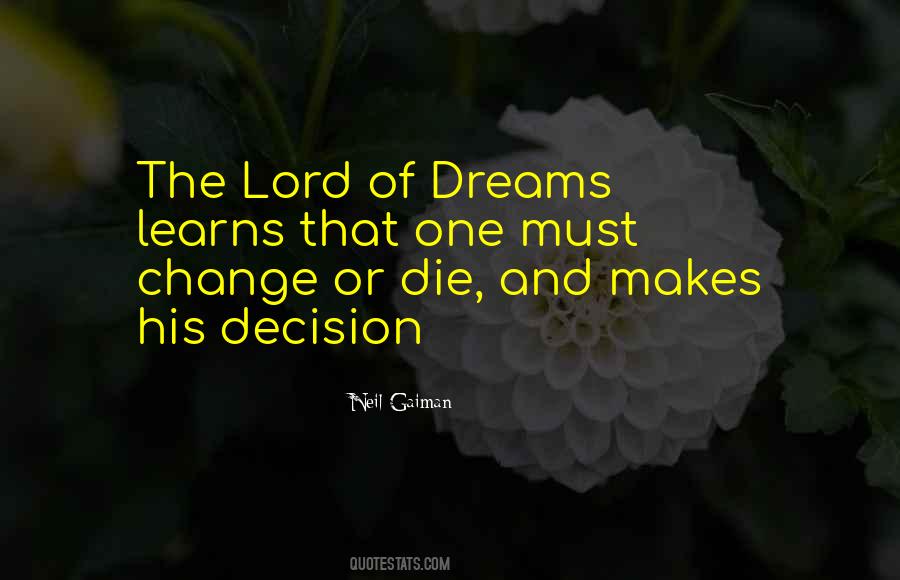 Change Decision Quotes #887154