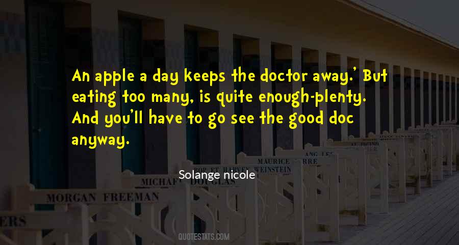 Doctor Good Quotes #905219