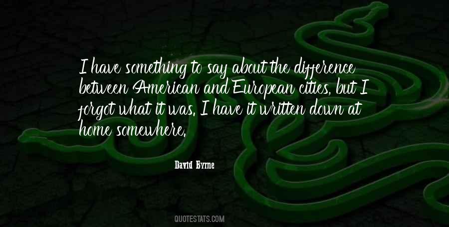 European And American Quotes #1228929