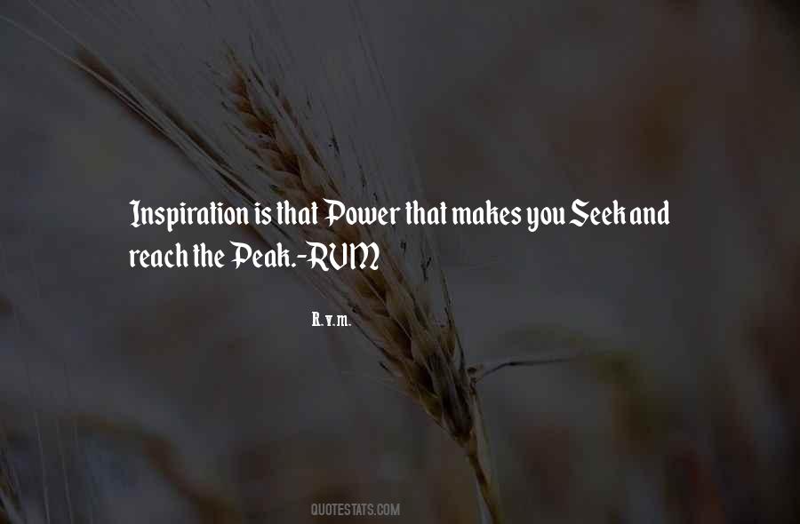 Seek Inspiration Quotes #1363749