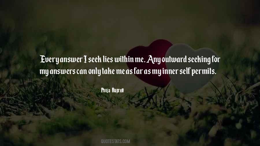Seek Inspiration Quotes #1838553
