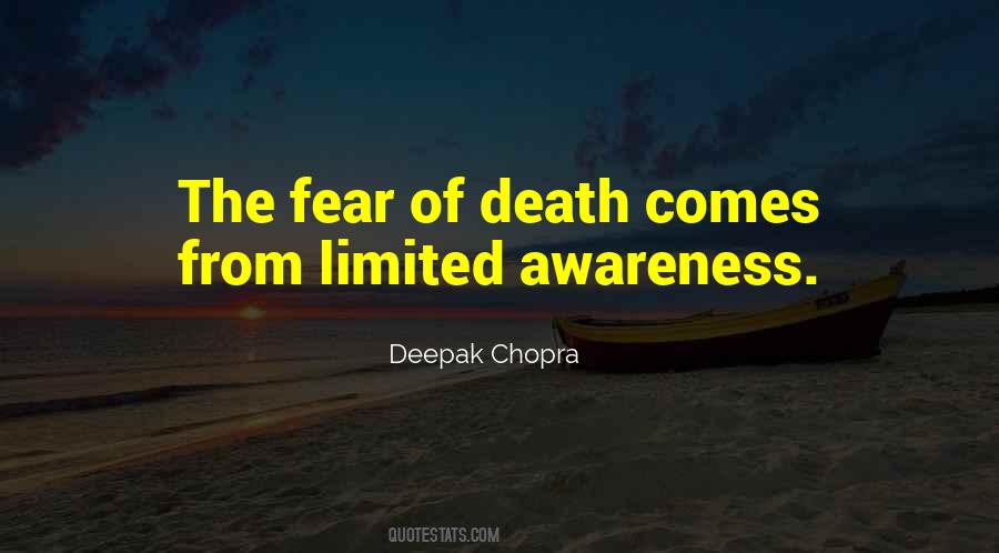 Quotes About The Fear Of Death #1041712